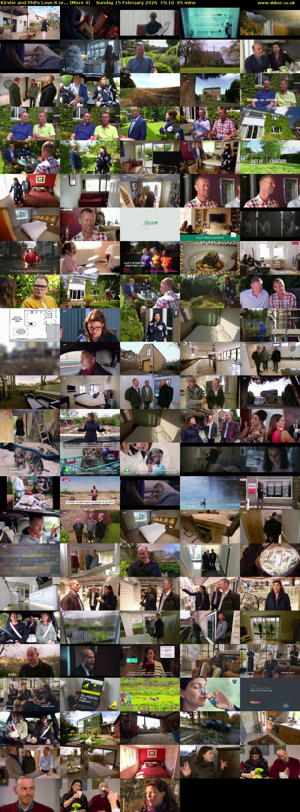 Kirstie and Phil's Love It or... (More 4) Sunday 15 February 2026 15:10 - 16:15
