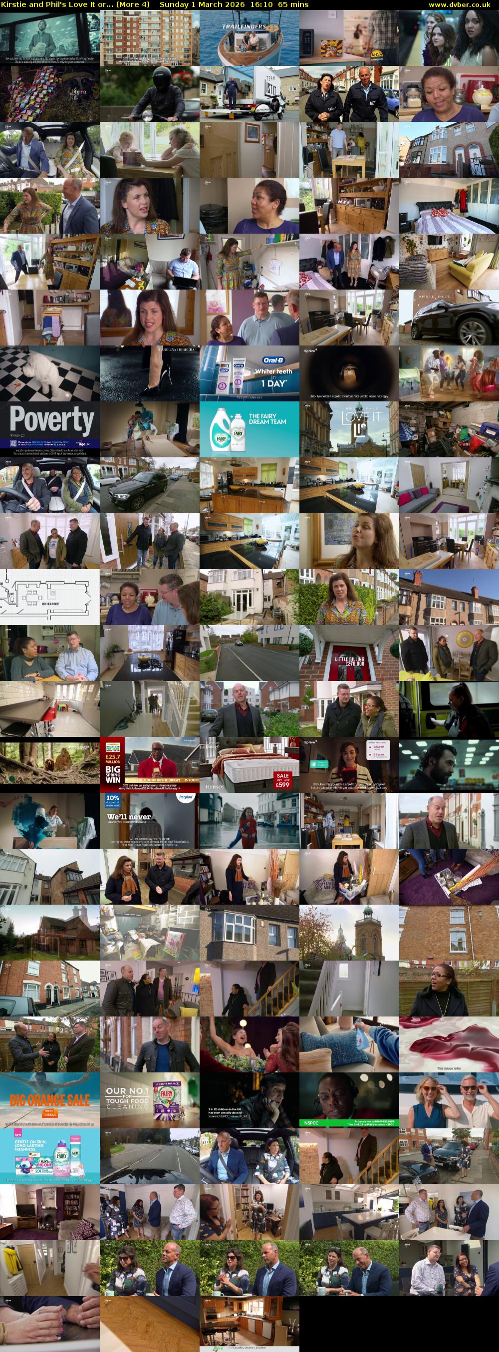 Kirstie and Phil's Love It or... (More 4) Sunday 1 March 2026 16:10 - 17:15