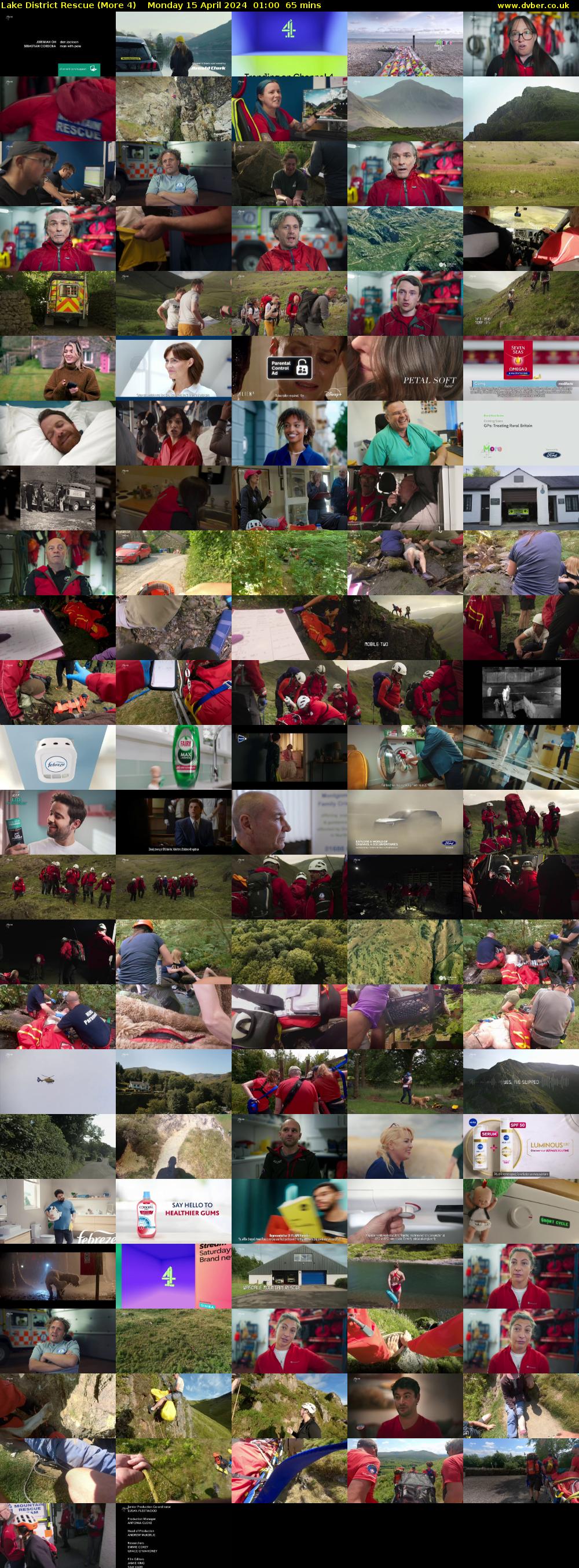 Lake District Rescue (More 4) Monday 15 April 2024 01:00 - 02:05
