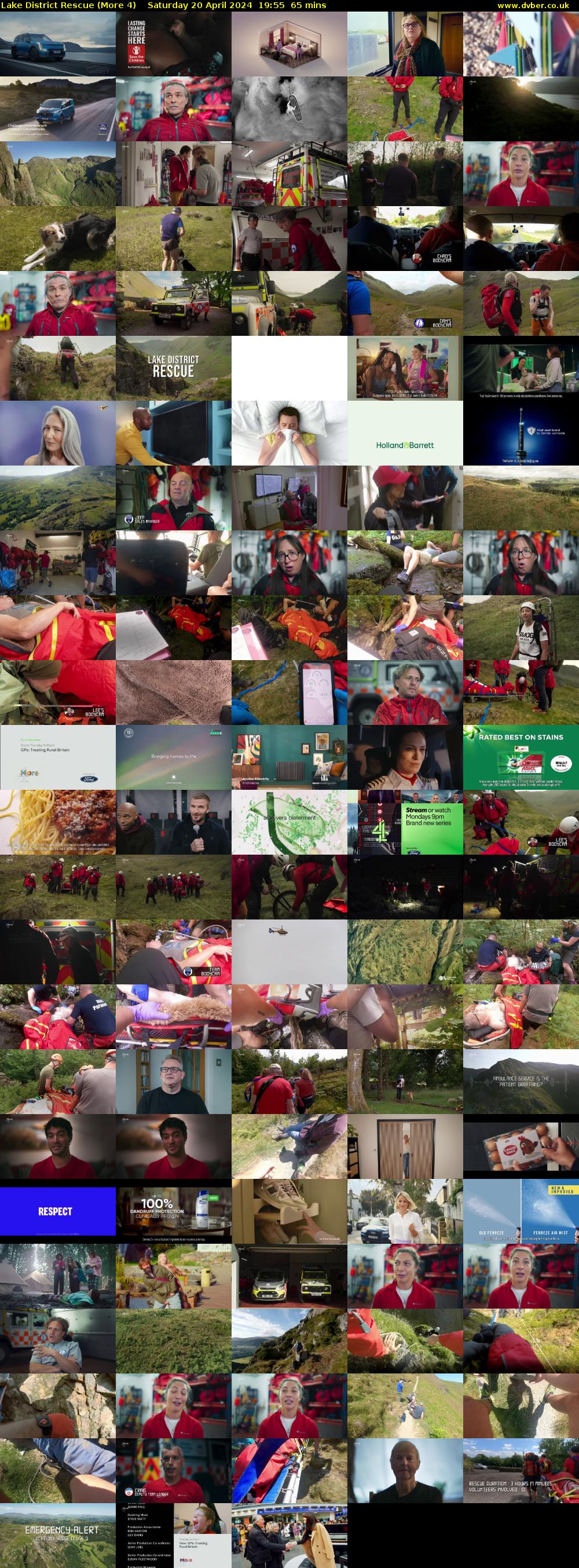 Lake District Rescue (More 4) Saturday 20 April 2024 19:55 - 21:00