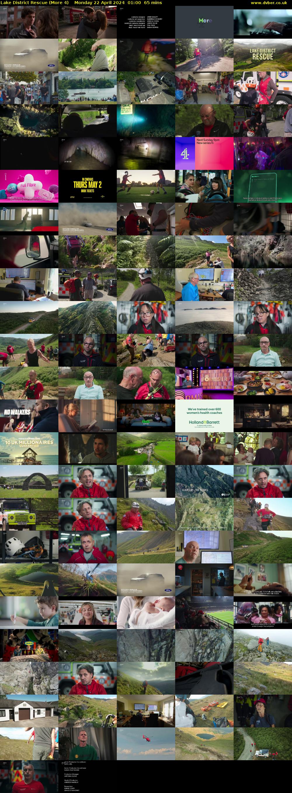 Lake District Rescue (More 4) Monday 22 April 2024 01:00 - 02:05