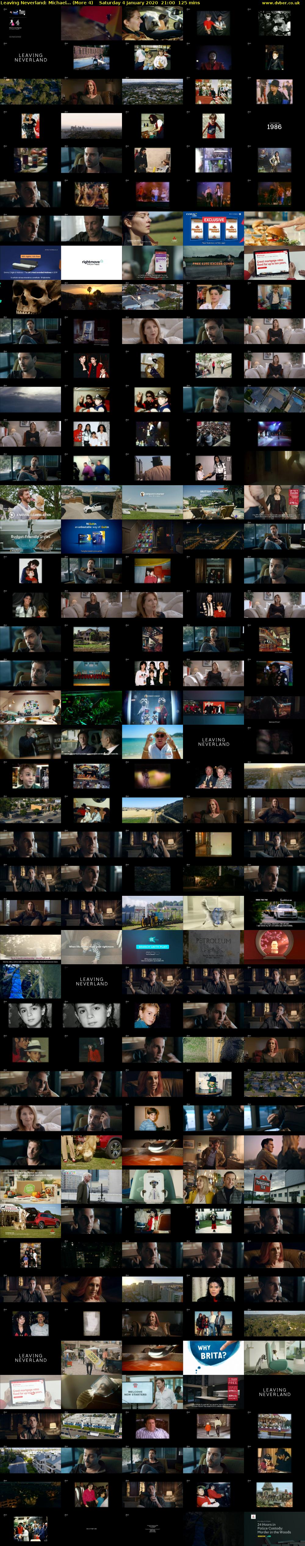Leaving Neverland: Michael... (More 4) Saturday 4 January 2020 21:00 - 23:05