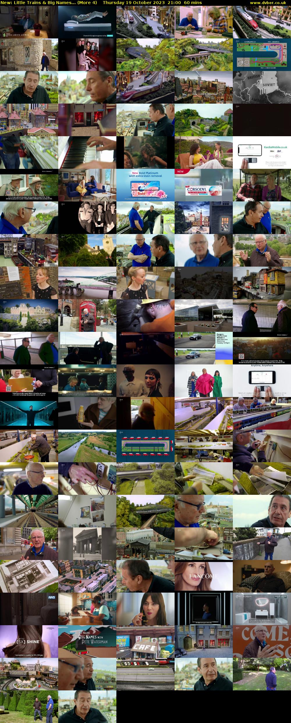 Little Trains & Big Names... (More 4) Thursday 19 October 2023 21:00 - 22:00