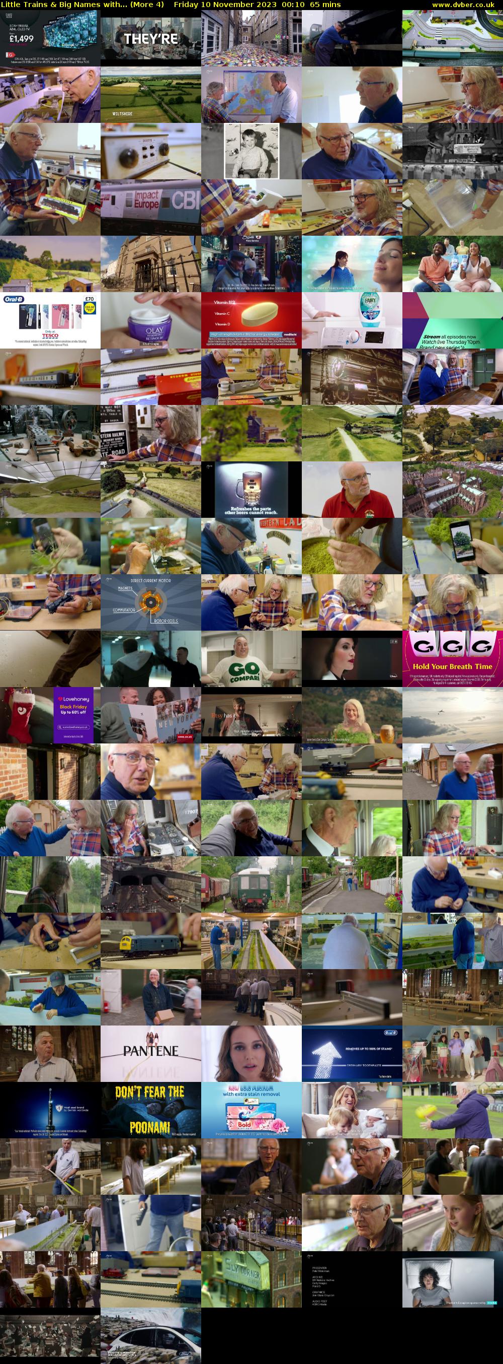 Little Trains & Big Names with... (More 4) Friday 10 November 2023 00:10 - 01:15