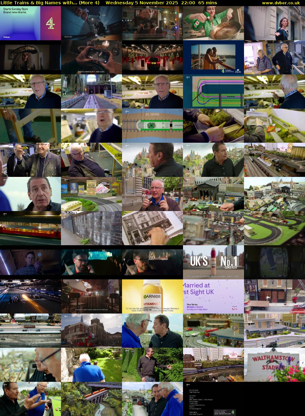 Little Trains & Big Names with... (More 4) Wednesday 5 November 2025 22:00 - 23:05