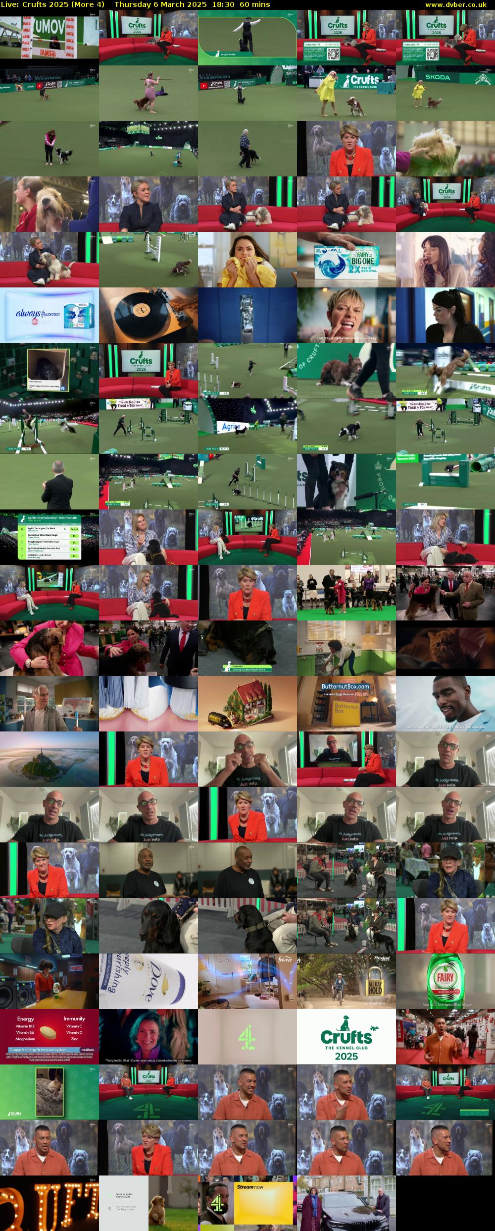 Live: Crufts 2025 (More 4) Thursday 6 March 2025 18:30 - 19:30