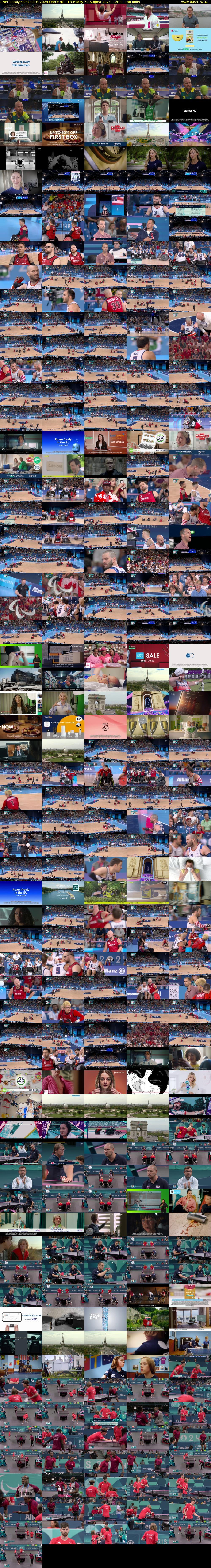 Live: Paralympics Paris 2024 (More 4) Thursday 29 August 2024 12:00 - 15:00