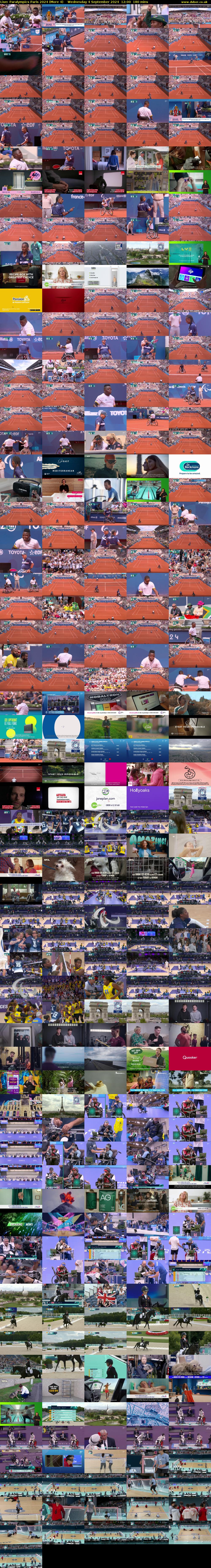 Live: Paralympics Paris 2024 (More 4) Wednesday 4 September 2024 12:00 - 15:00