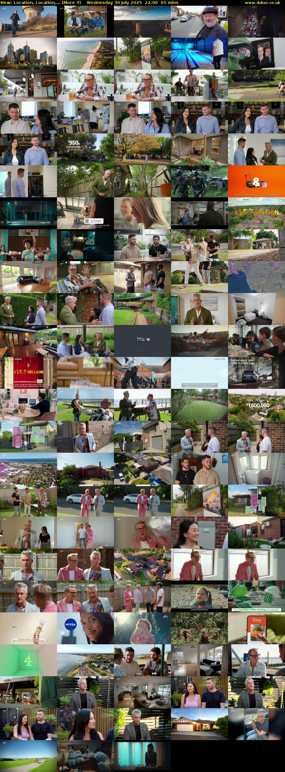 Location, Location,... (More 4) Wednesday 30 July 2025 22:00 - 23:05