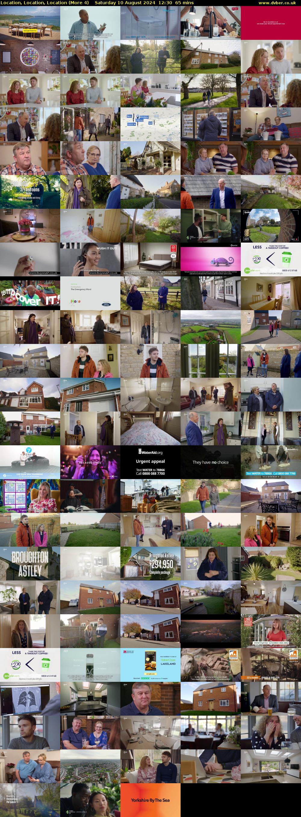 Location, Location, Location (More 4) Saturday 10 August 2024 12:30 - 13:35