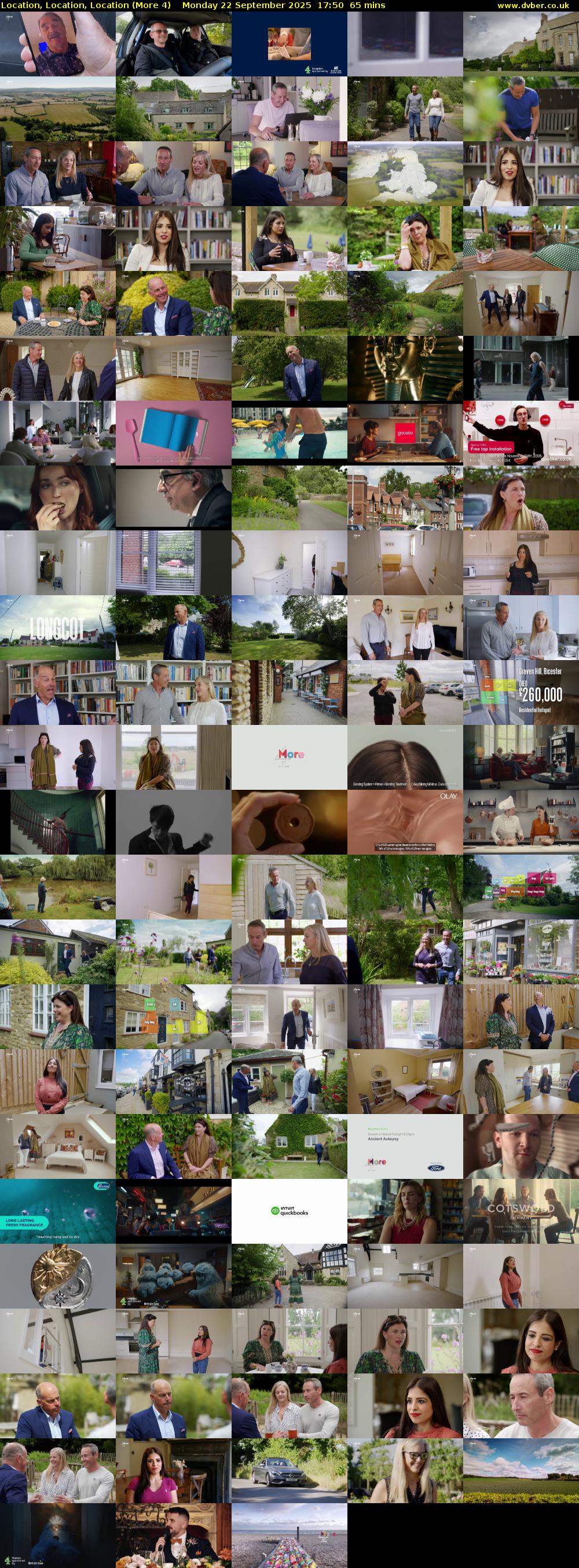 Location, Location, Location (More 4) Monday 22 September 2025 17:50 - 18:55