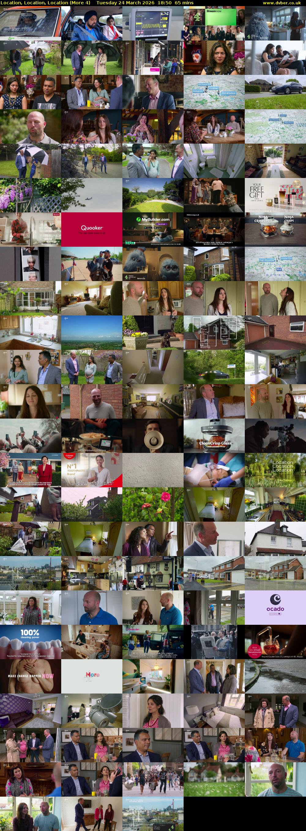 Location, Location, Location (More 4) Tuesday 24 March 2026 18:50 - 19:55