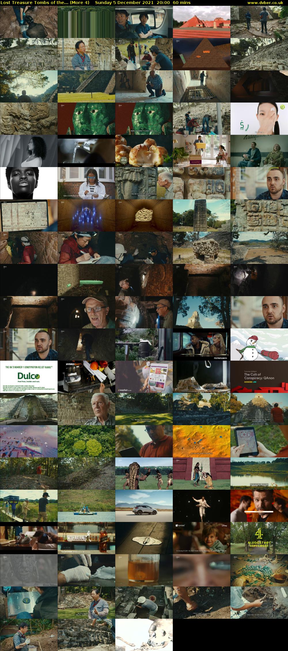 Lost Treasure Tombs of the... (More 4) Sunday 5 December 2021 20:00 - 21:00