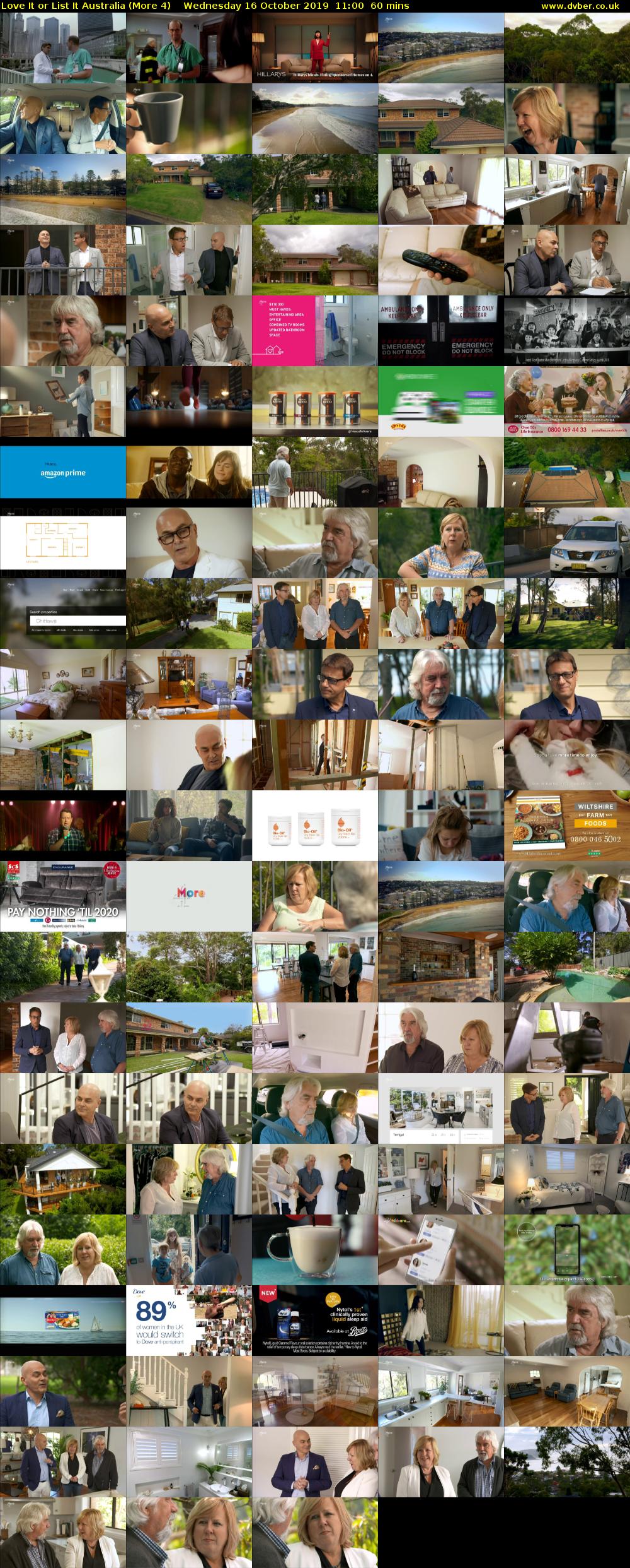 Love It or List It Australia (More 4) Wednesday 16 October 2019 11:00 - 12:00