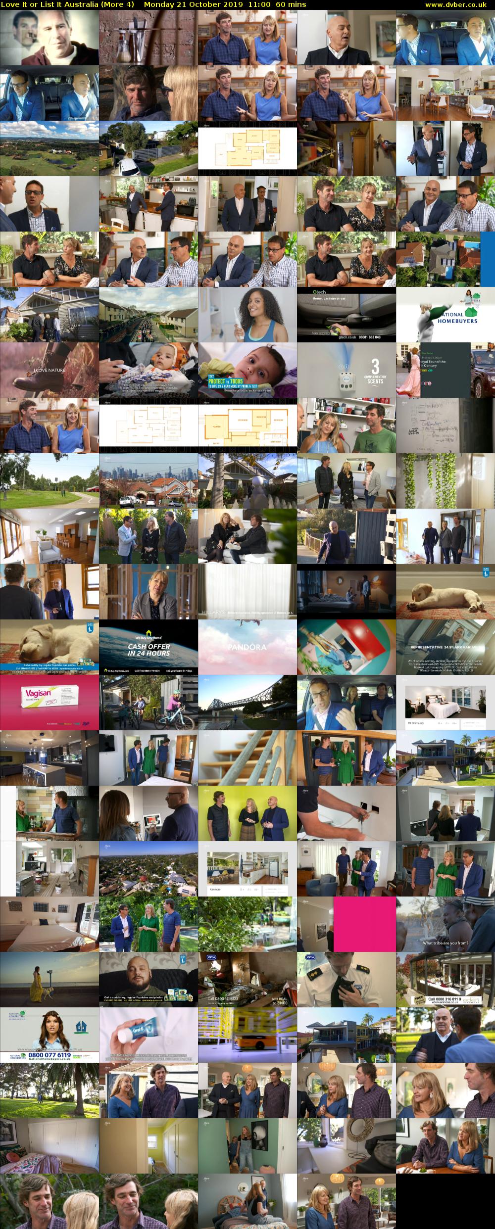 Love It or List It Australia (More 4) Monday 21 October 2019 11:00 - 12:00