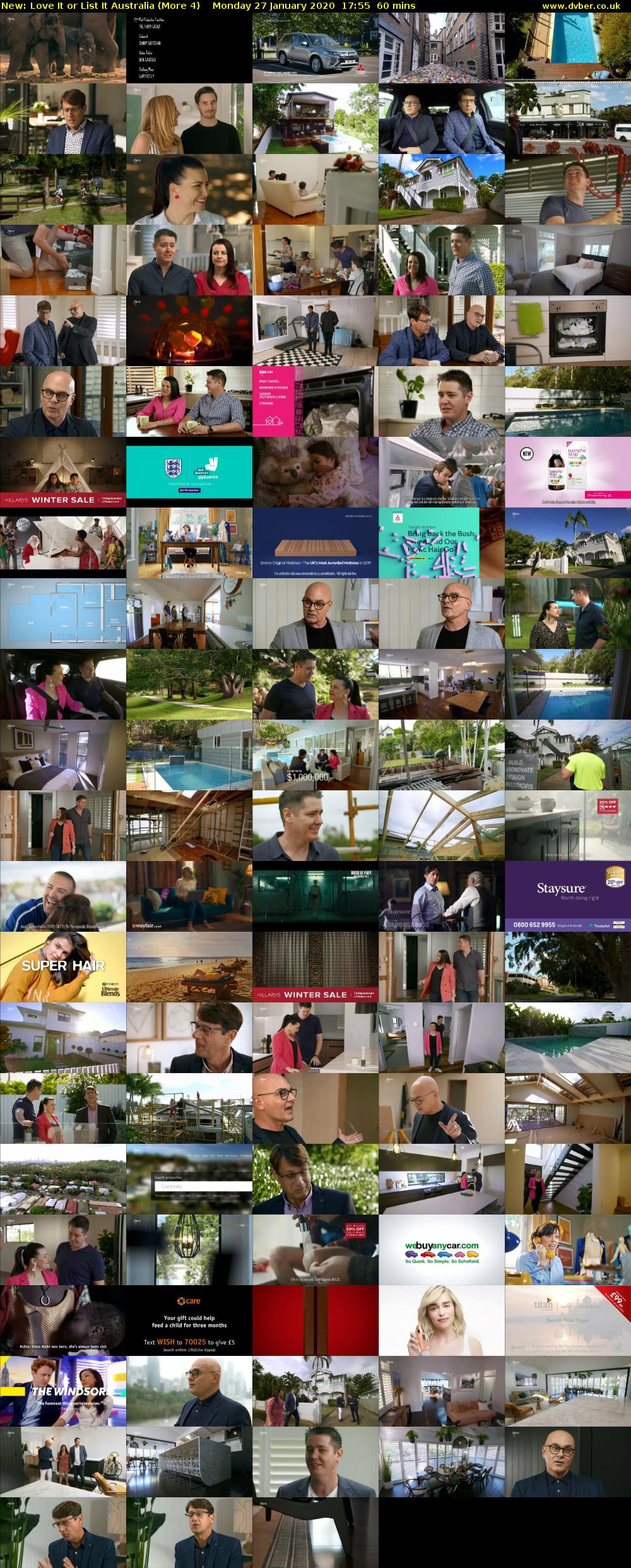 Love It or List It Australia (More 4) Monday 27 January 2020 17:55 - 18:55