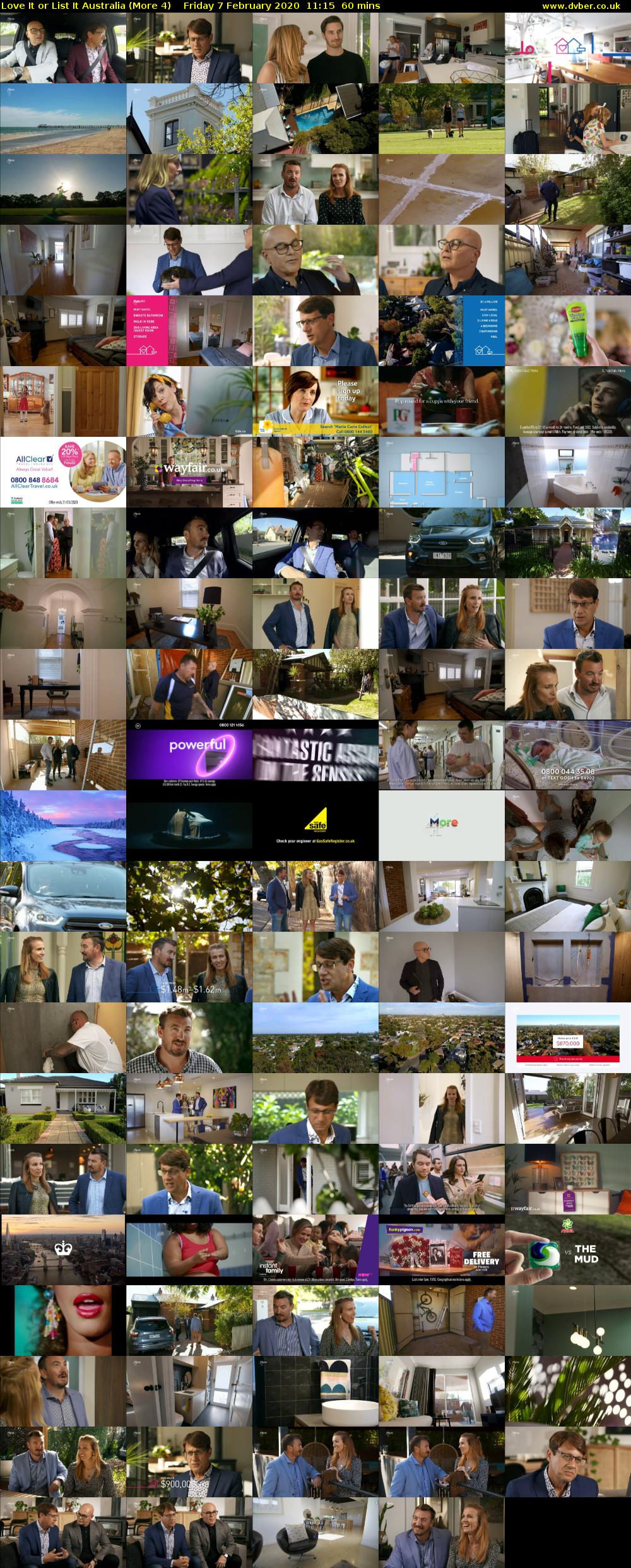 Love It or List It Australia (More 4) Friday 7 February 2020 11:15 - 12:15