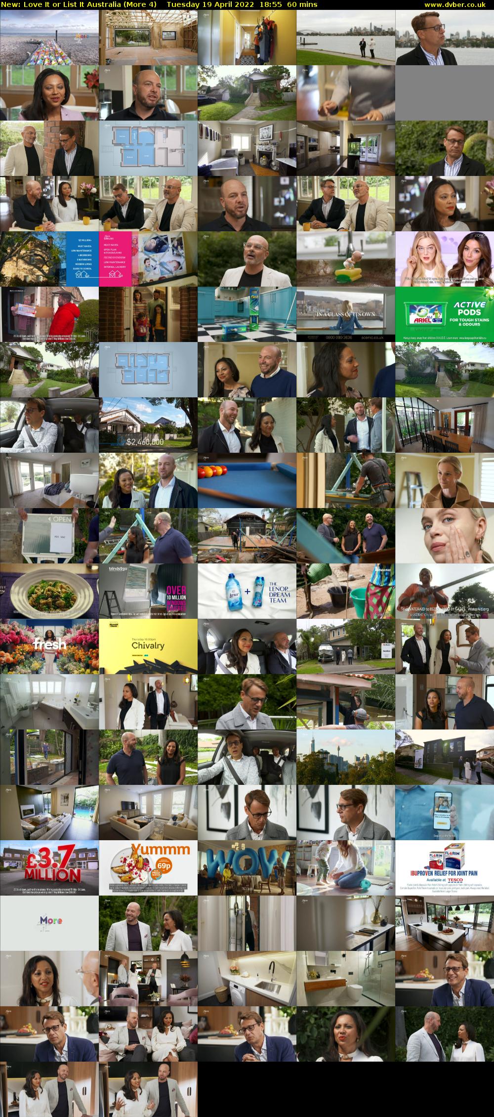 Love It or List It Australia (More 4) Tuesday 19 April 2022 18:55 - 19:55