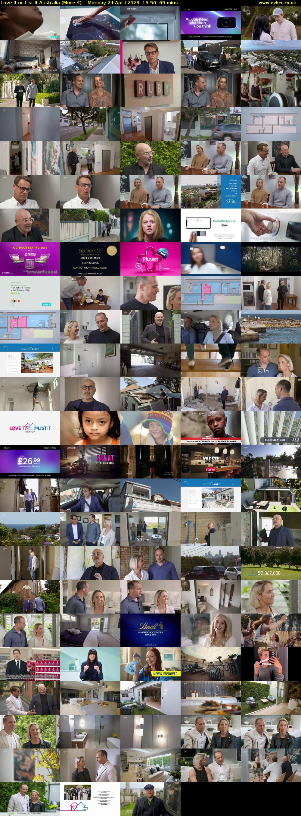 Love It or List It Australia (More 4) Monday 24 April 2023 16:50 - 17:55