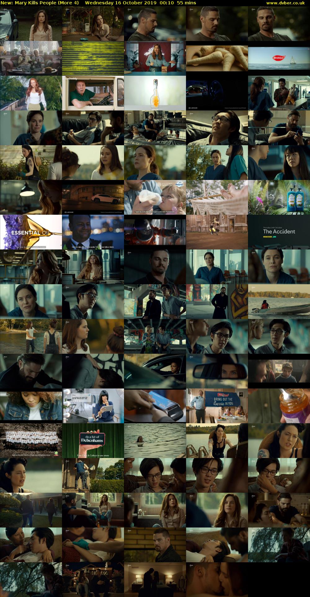 Mary Kills People (More 4) Wednesday 16 October 2019 00:10 - 01:05