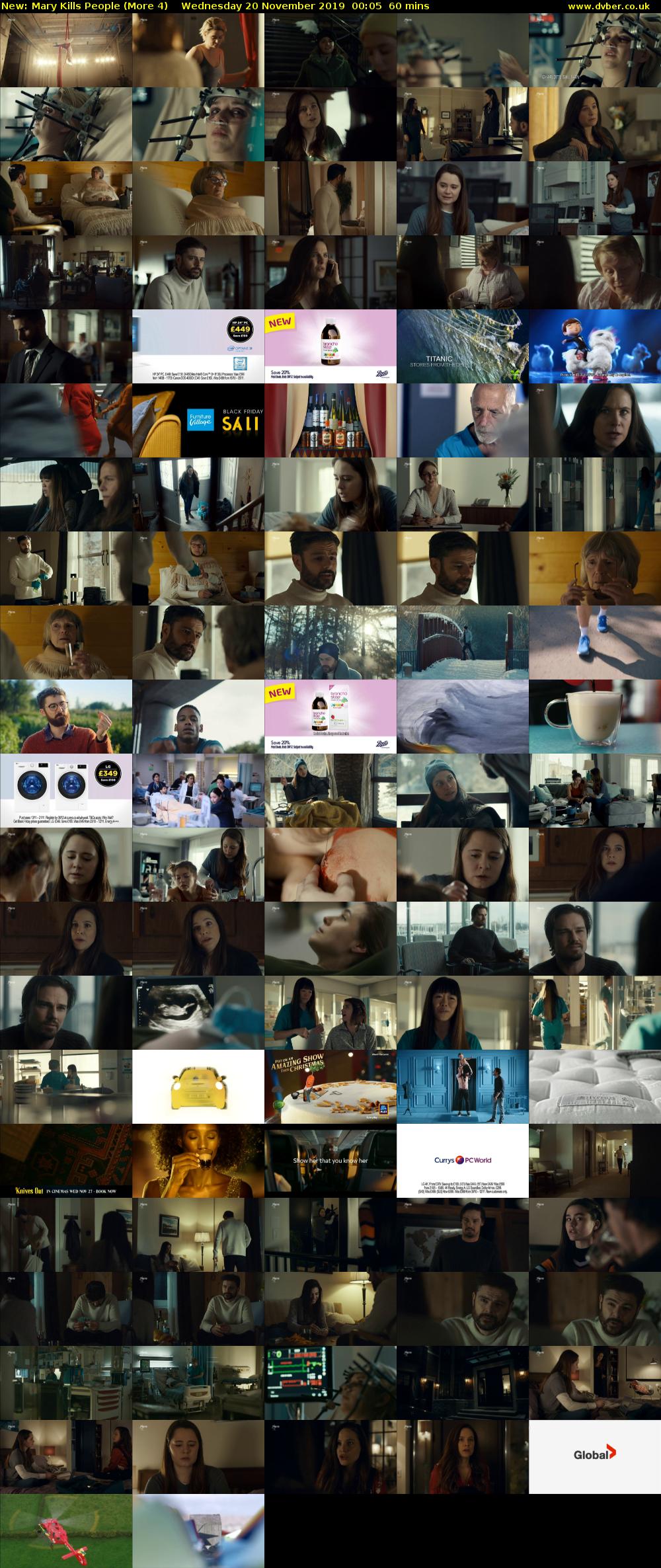 Mary Kills People (More 4) Wednesday 20 November 2019 00:05 - 01:05