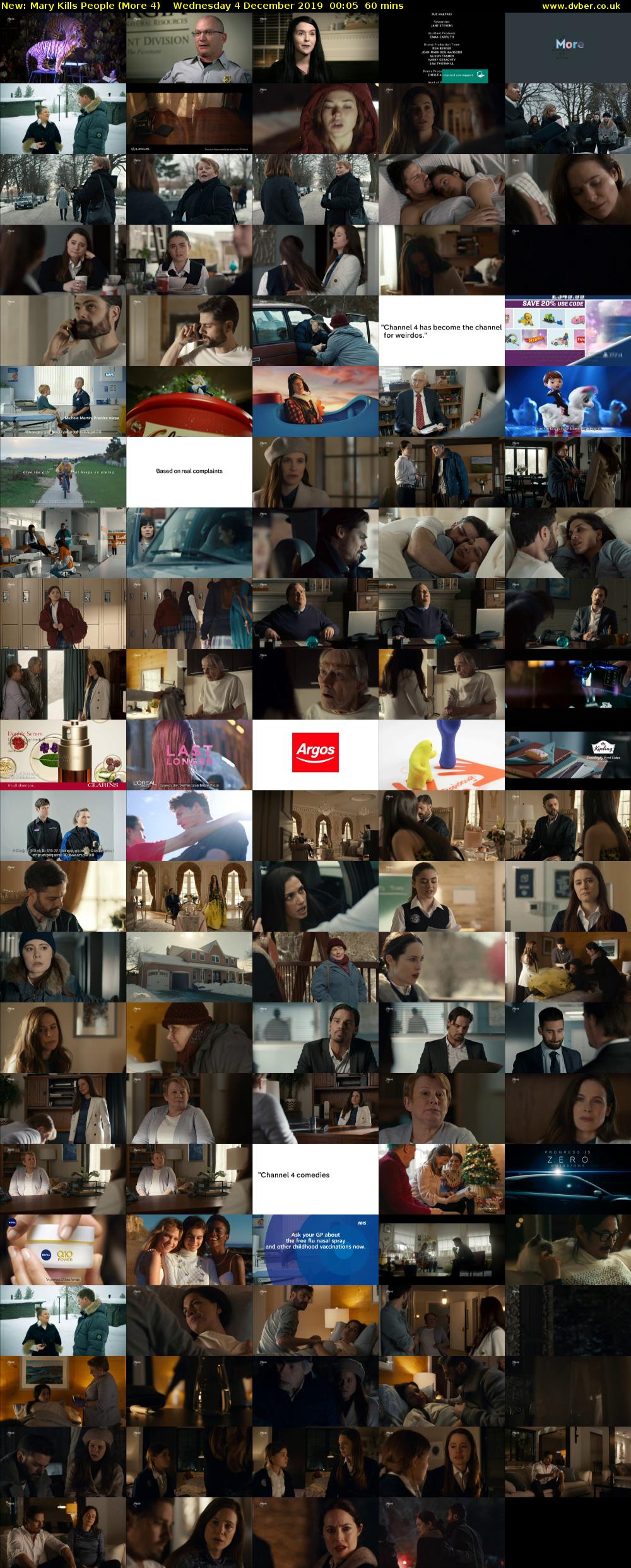Mary Kills People (More 4) Wednesday 4 December 2019 00:05 - 01:05
