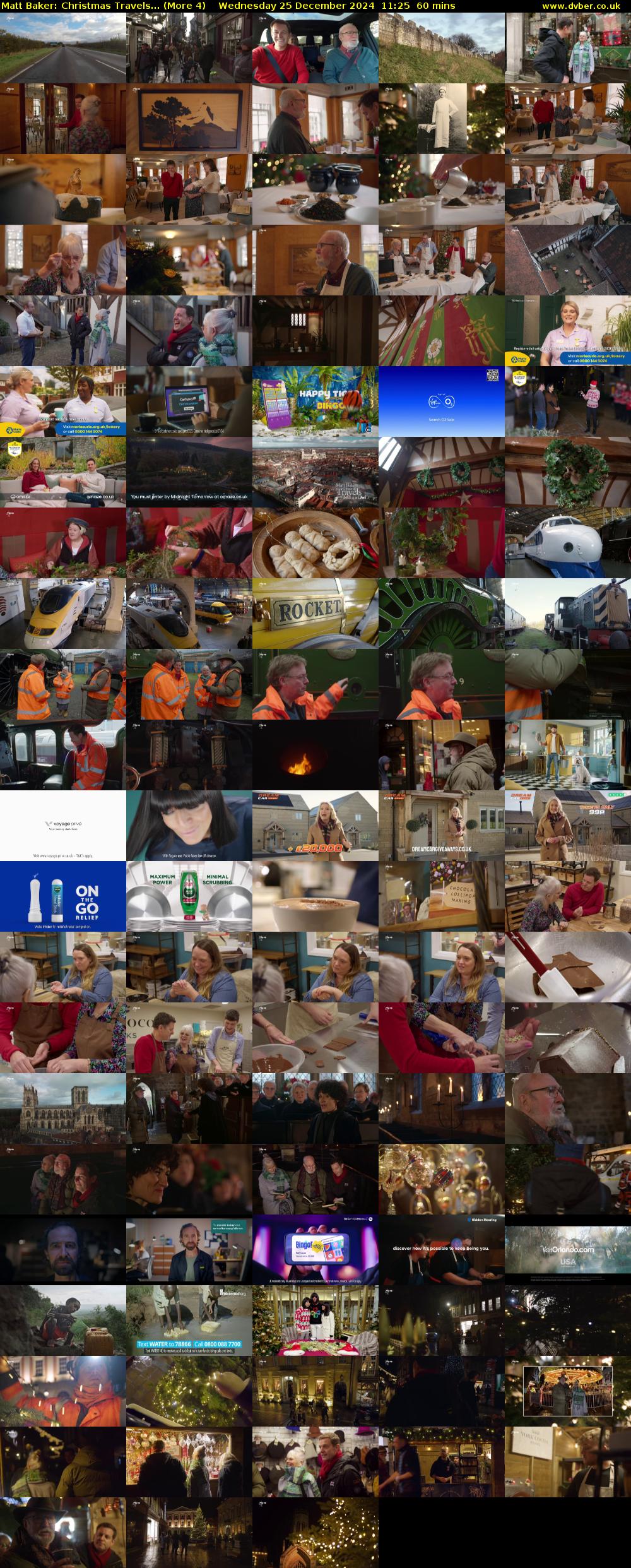 Matt Baker: Christmas Travels... (More 4) Wednesday 25 December 2024 11:25 - 12:25