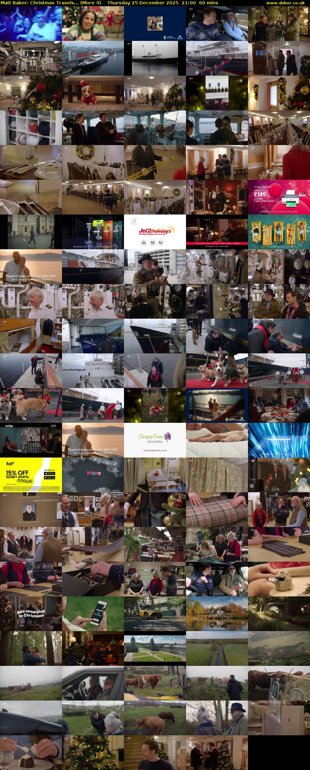 Matt Baker: Christmas Travels... (More 4) Thursday 25 December 2025 21:00 - 22:00