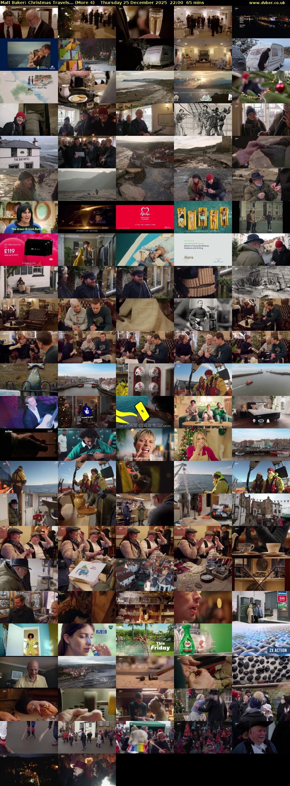 Matt Baker: Christmas Travels... (More 4) Thursday 25 December 2025 22:00 - 23:05