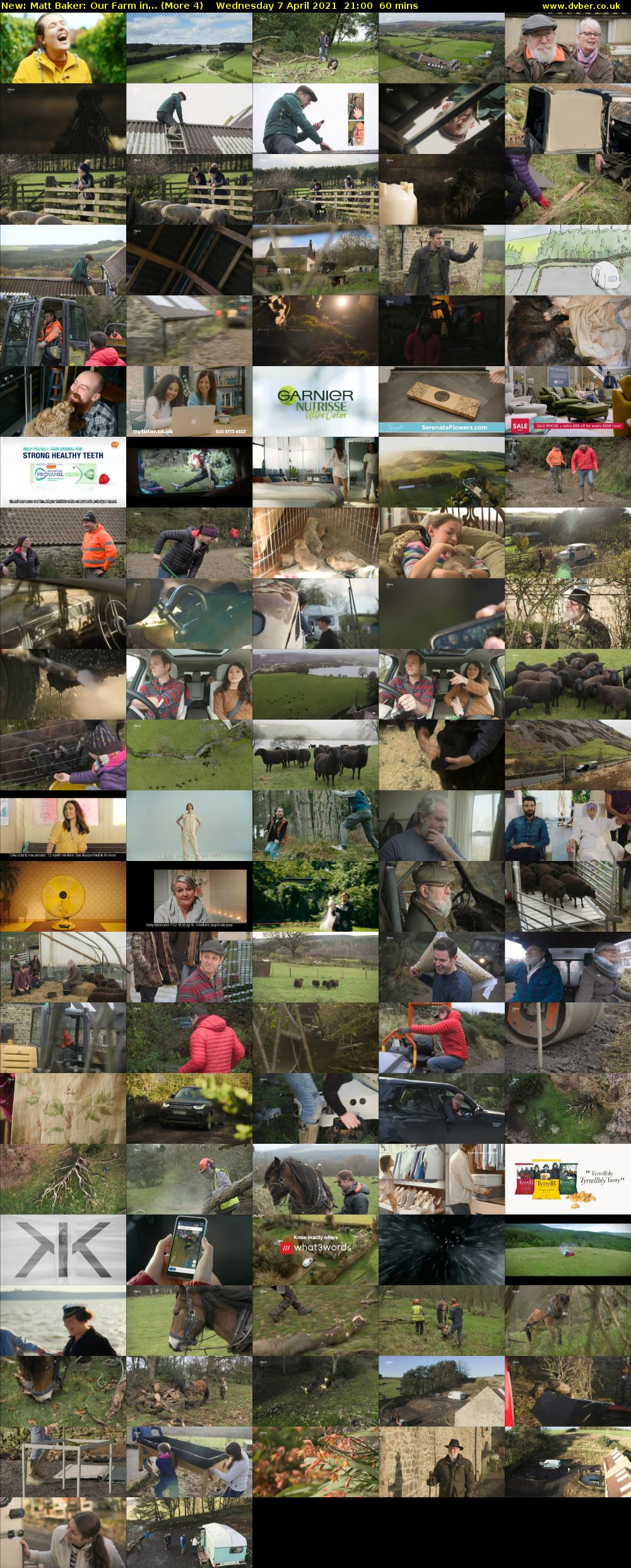 Matt Baker: Our Farm in... (More 4) Wednesday 7 April 2021 21:00 - 22:00