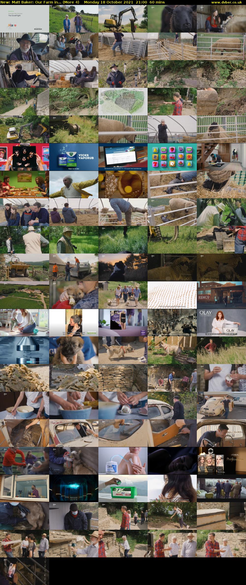 Matt Baker: Our Farm in... (More 4) Monday 18 October 2021 21:00 - 22:00