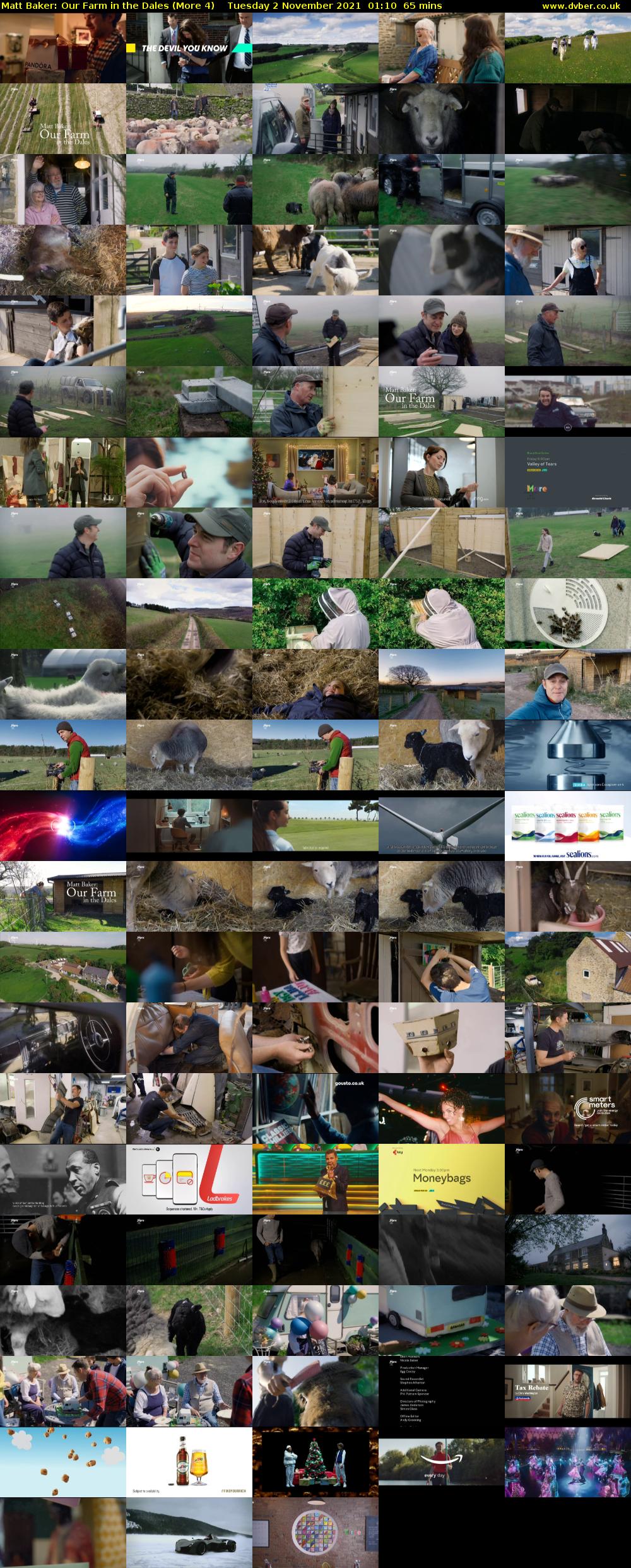 Matt Baker: Our Farm in the Dales (More 4) Tuesday 2 November 2021 01:10 - 02:15