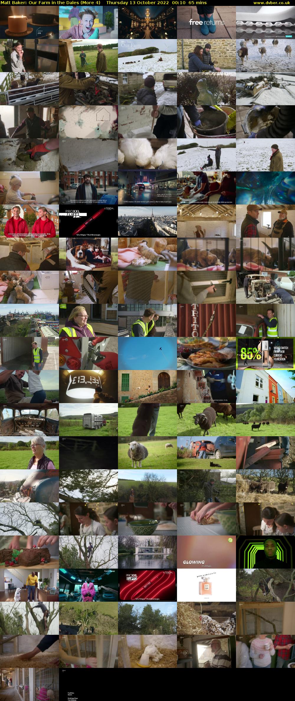 Matt Baker: Our Farm in the Dales (More 4) Thursday 13 October 2022 00:10 - 01:15