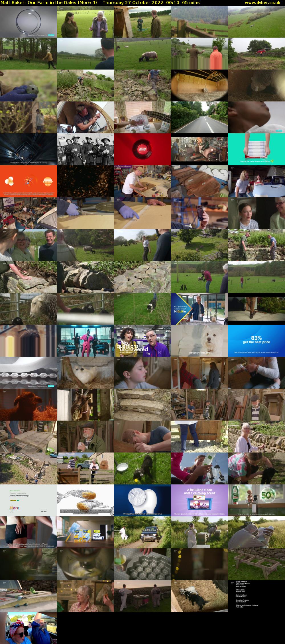 Matt Baker: Our Farm in the Dales (More 4) Thursday 27 October 2022 00:10 - 01:15