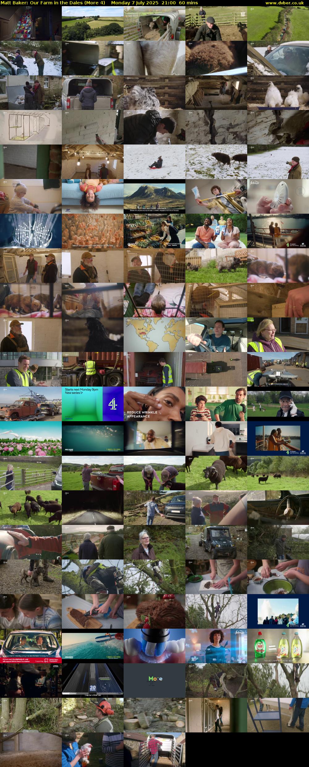 Matt Baker: Our Farm in the Dales (More 4) Monday 7 July 2025 21:00 - 22:00
