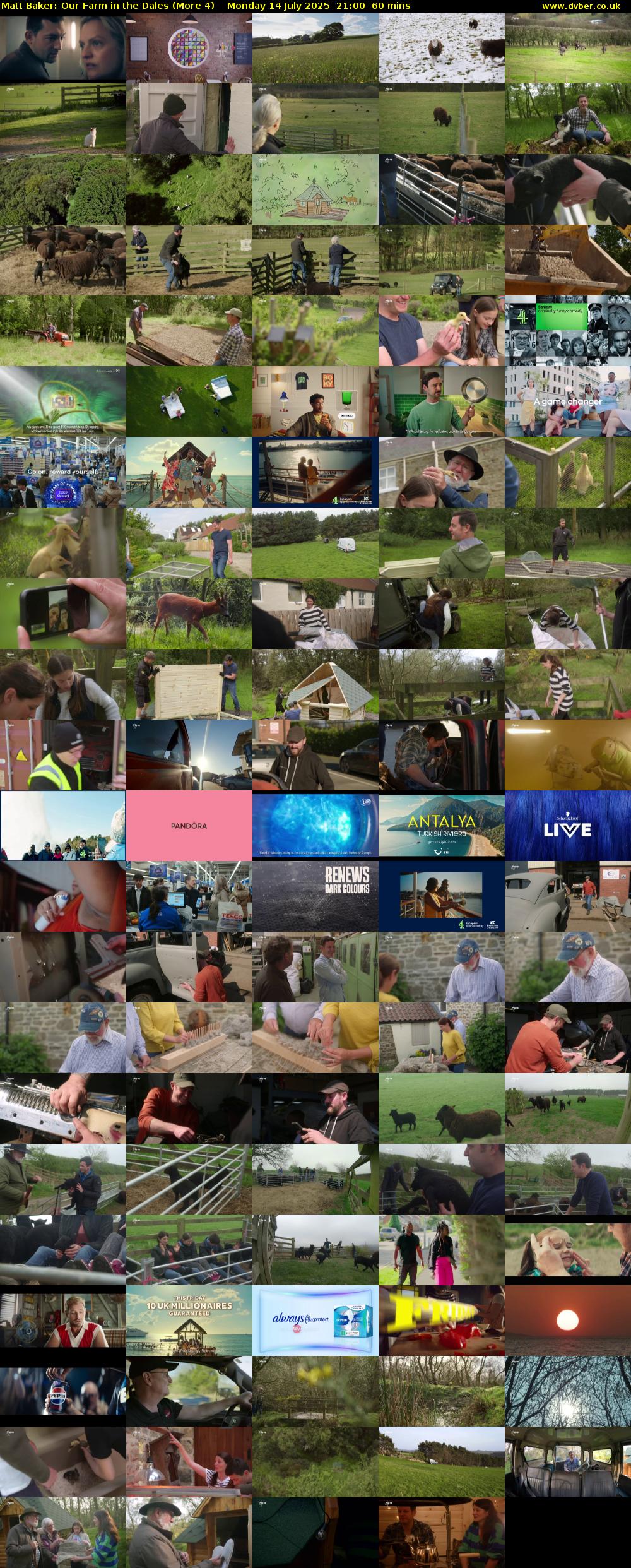 Matt Baker: Our Farm in the Dales (More 4) Monday 14 July 2025 21:00 - 22:00