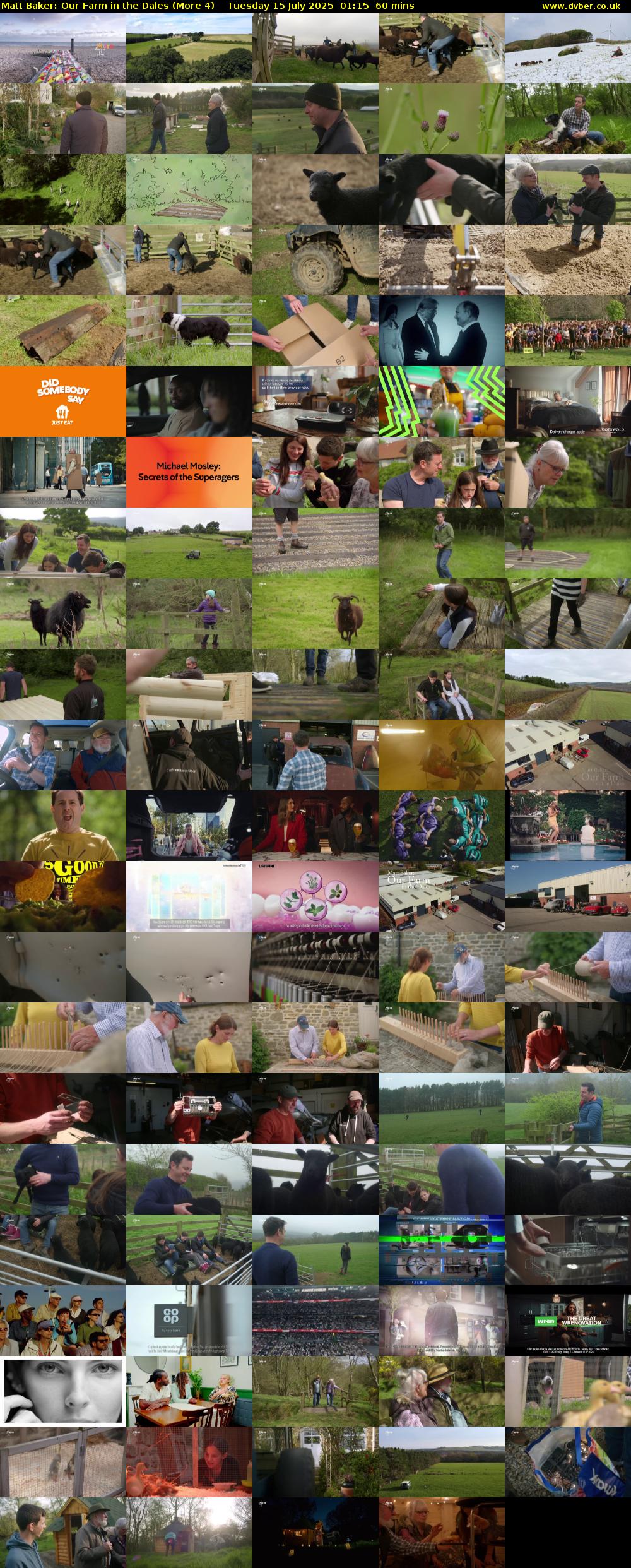 Matt Baker: Our Farm in the Dales (More 4) Tuesday 15 July 2025 01:15 - 02:15