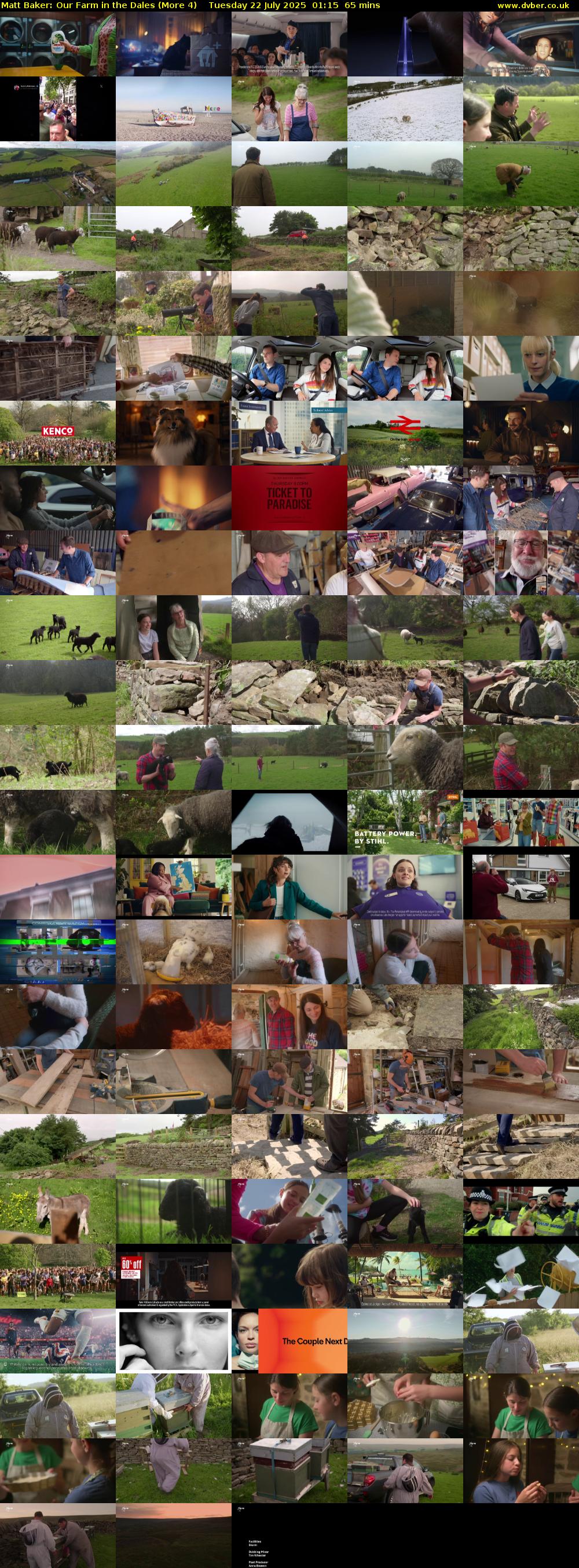 Matt Baker: Our Farm in the Dales (More 4) Tuesday 22 July 2025 01:15 - 02:20