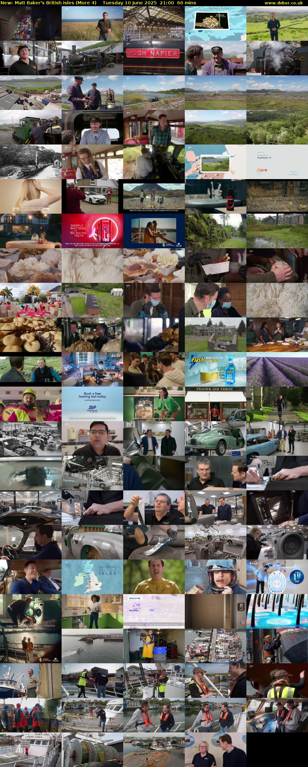 Matt Baker's British Isles (More 4) Tuesday 10 June 2025 21:00 - 22:00
