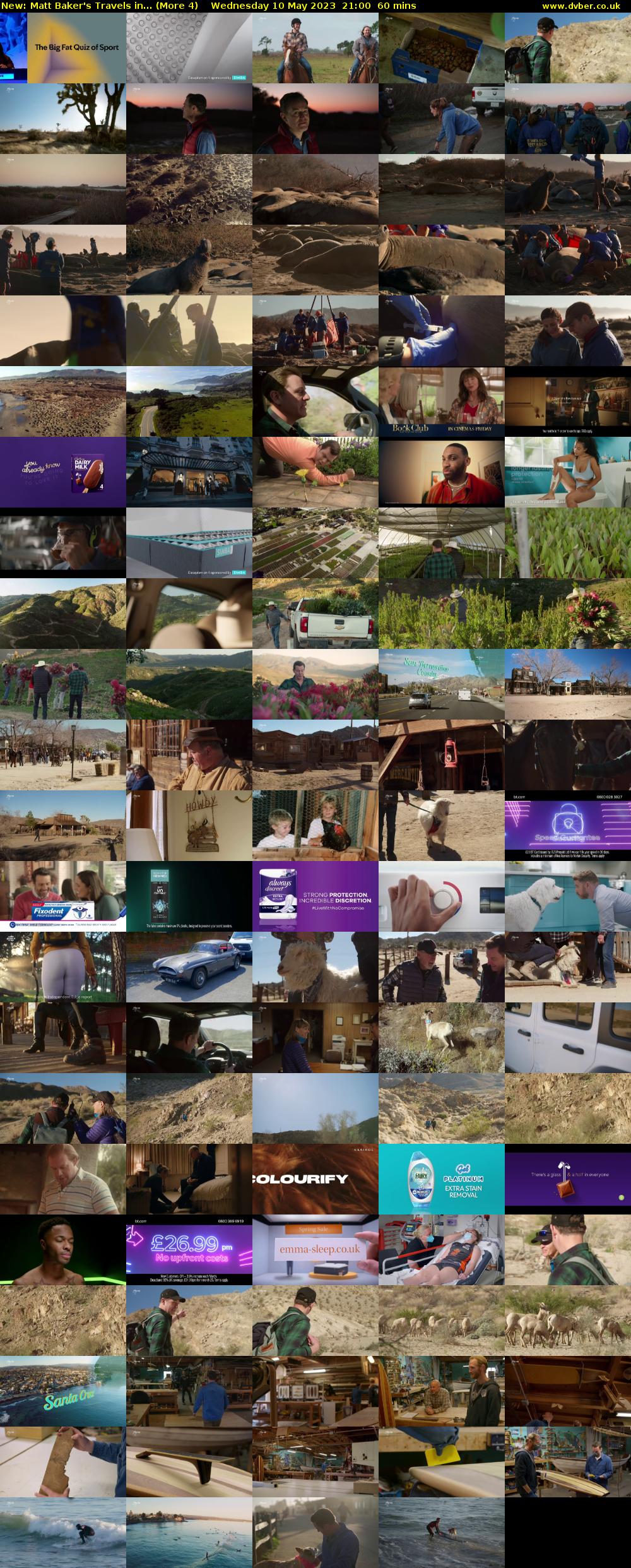 Matt Baker's Travels in... (More 4) Wednesday 10 May 2023 21:00 - 22:00