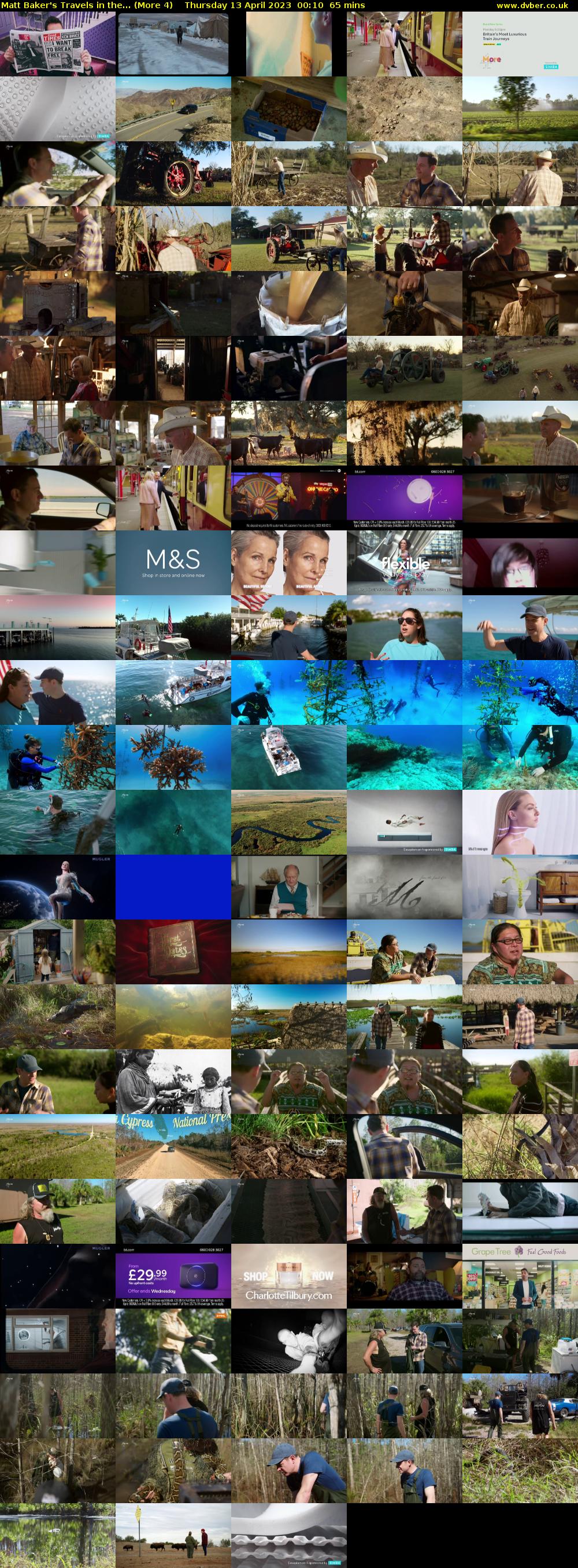 Matt Baker's Travels in the... (More 4) Thursday 13 April 2023 00:10 - 01:15
