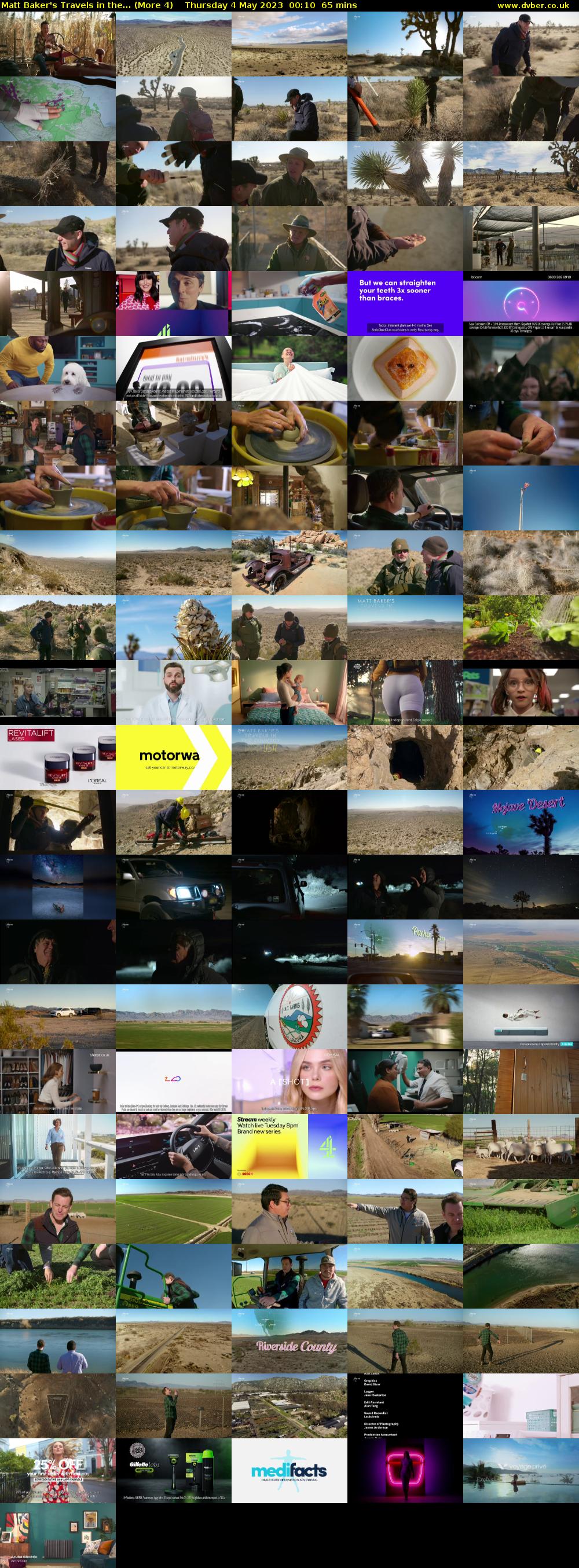 Matt Baker's Travels in the... (More 4) Thursday 4 May 2023 00:10 - 01:15
