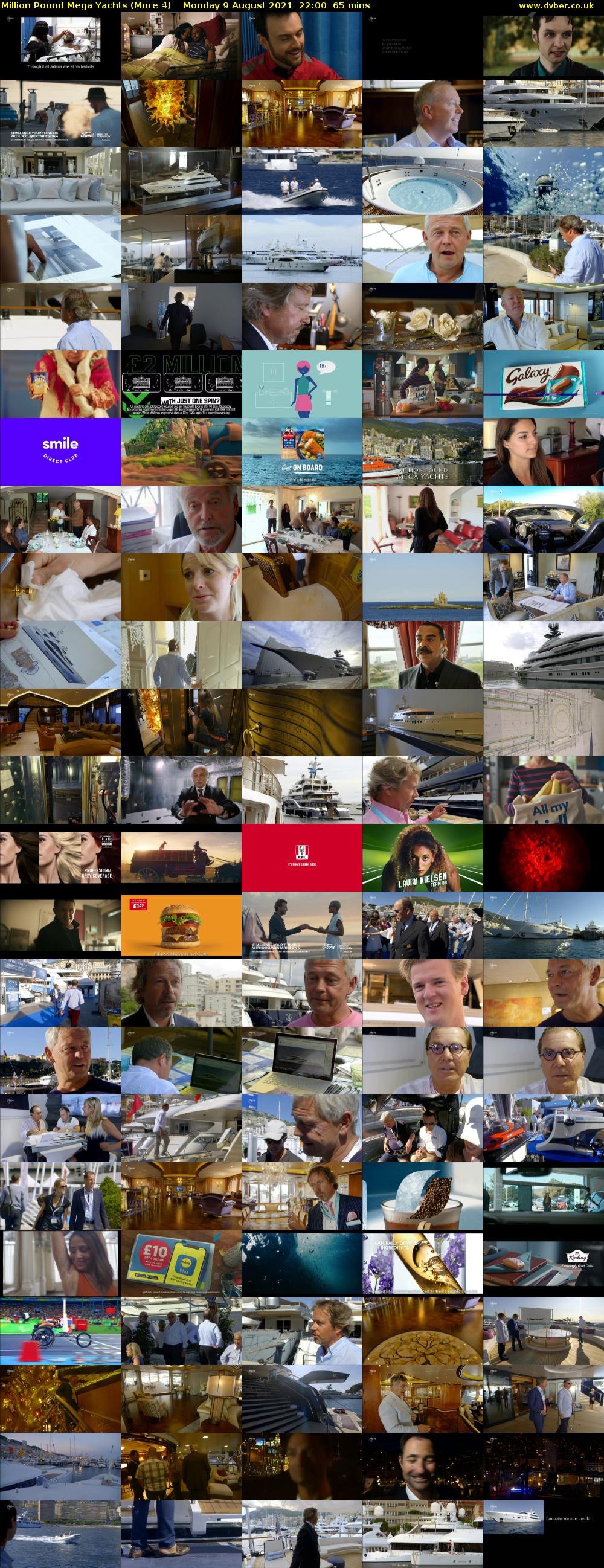 Million Pound Mega Yachts (More 4) Monday 9 August 2021 22:00 - 23:05