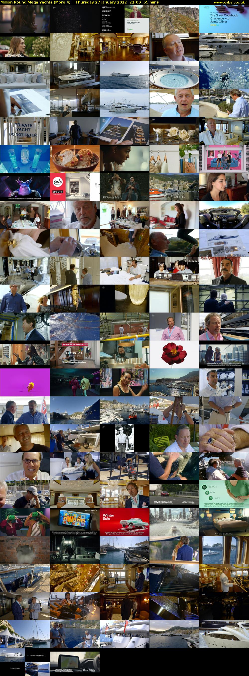 Million Pound Mega Yachts (More 4) Thursday 27 January 2022 22:00 - 23:05