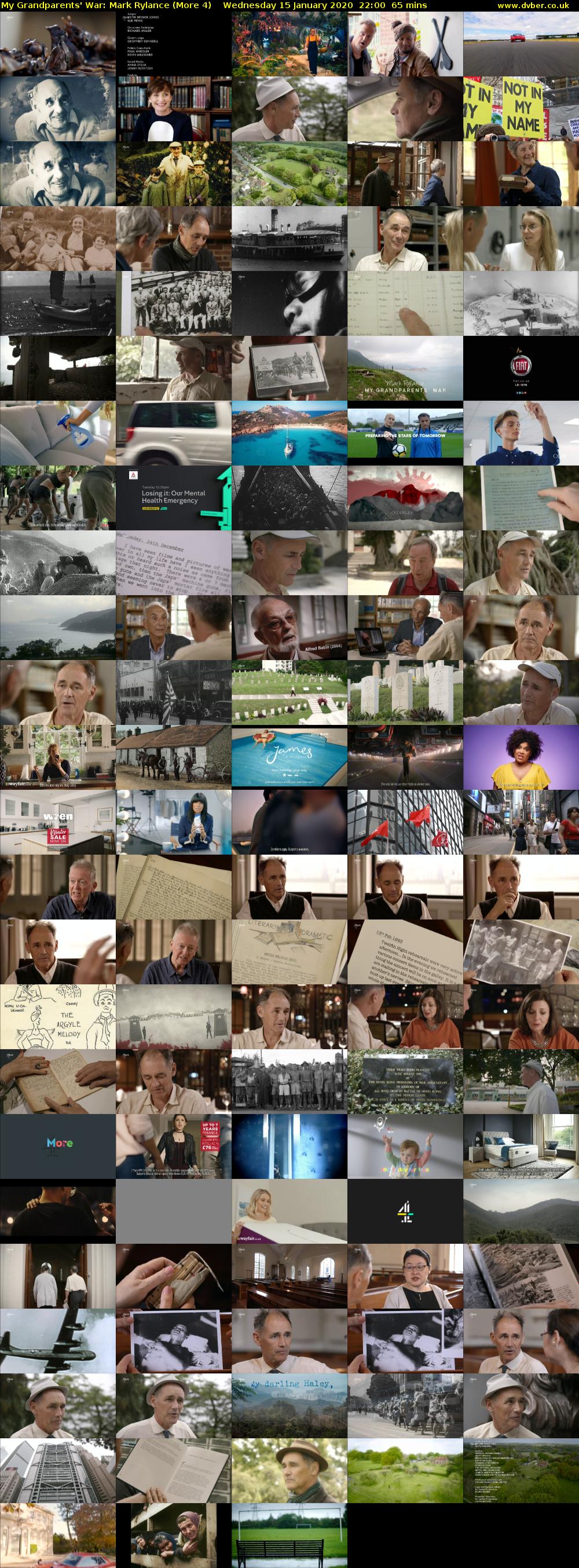 My Grandparents' War: Mark Rylance (More 4) Wednesday 15 January 2020 22:00 - 23:05