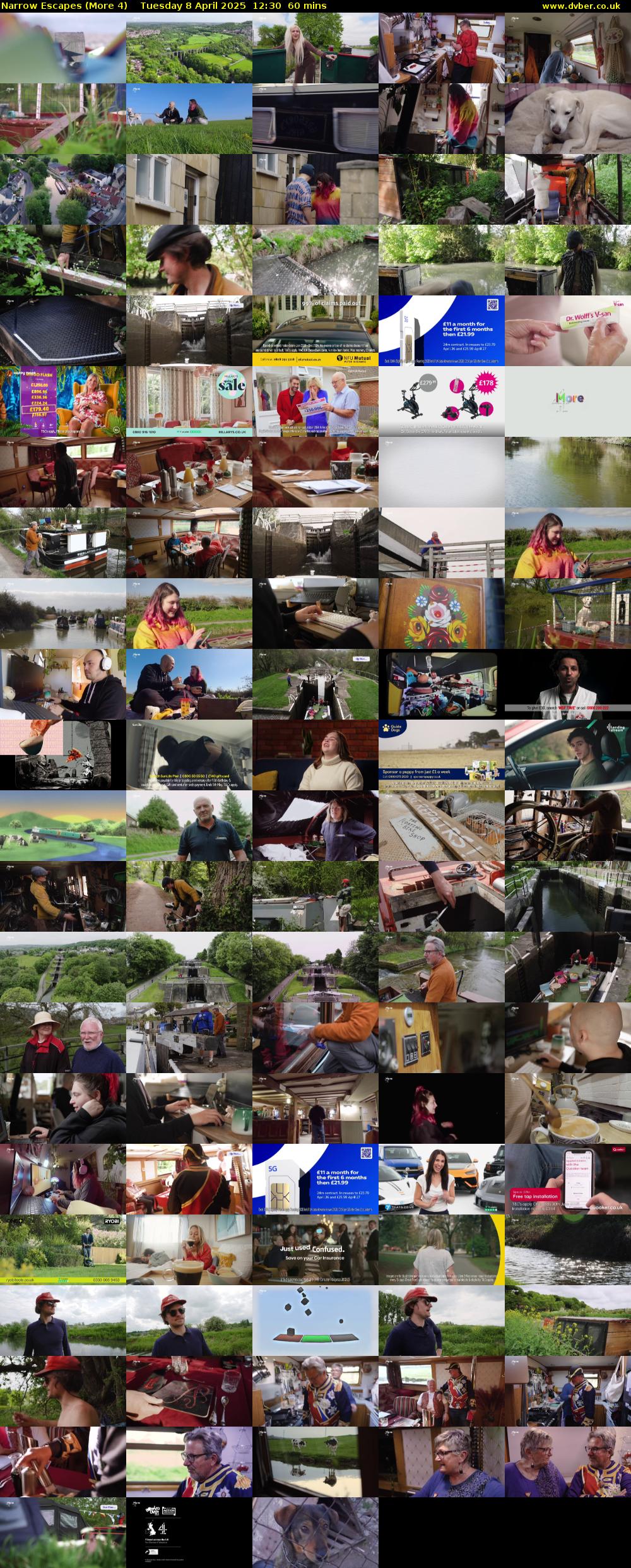 Narrow Escapes (More 4) Tuesday 8 April 2025 12:30 - 13:30