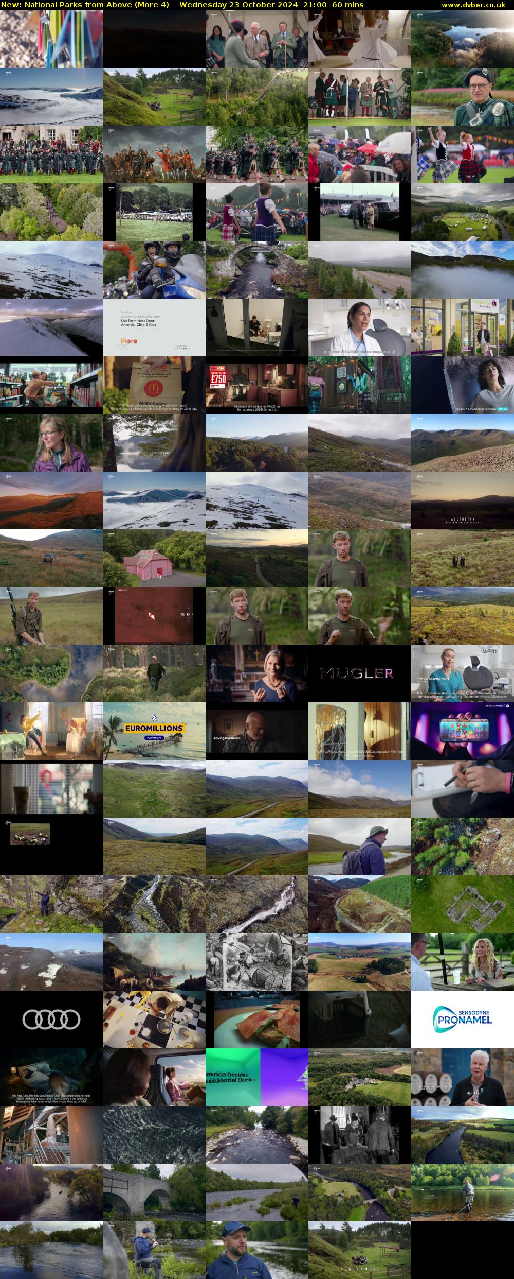 National Parks from Above (More 4) Wednesday 23 October 2024 21:00 - 22:00