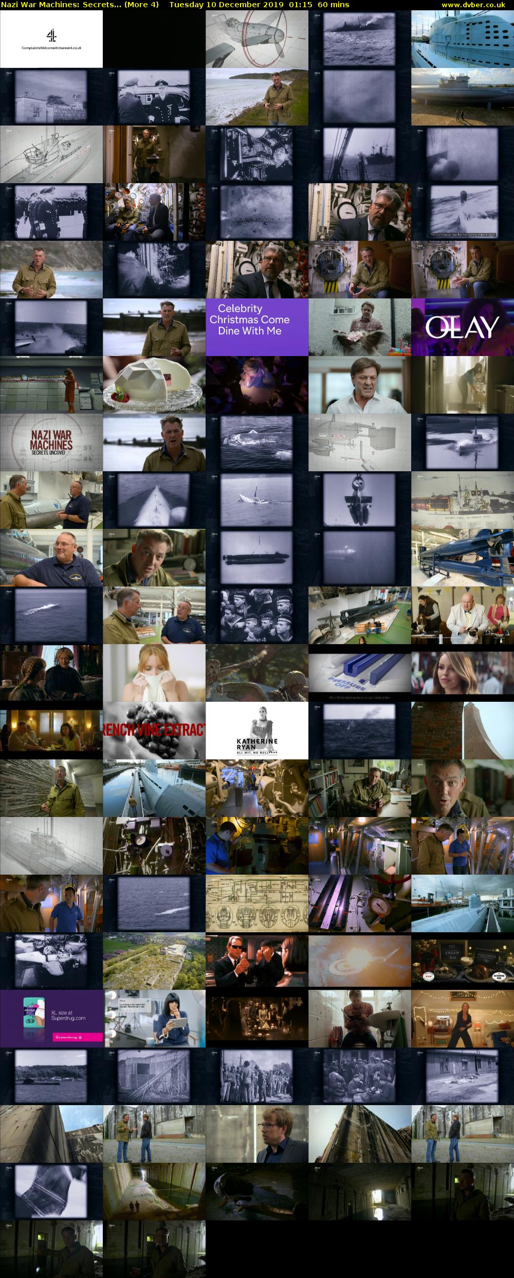 Nazi War Machines: Secrets... (More 4) Tuesday 10 December 2019 01:15 - 02:15