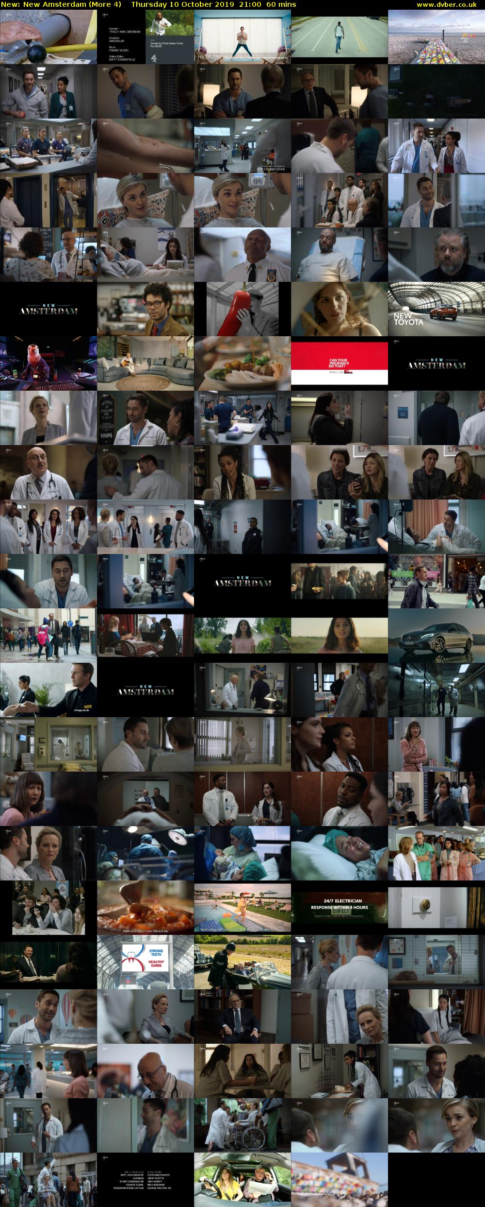 New Amsterdam (More 4) Thursday 10 October 2019 21:00 - 22:00