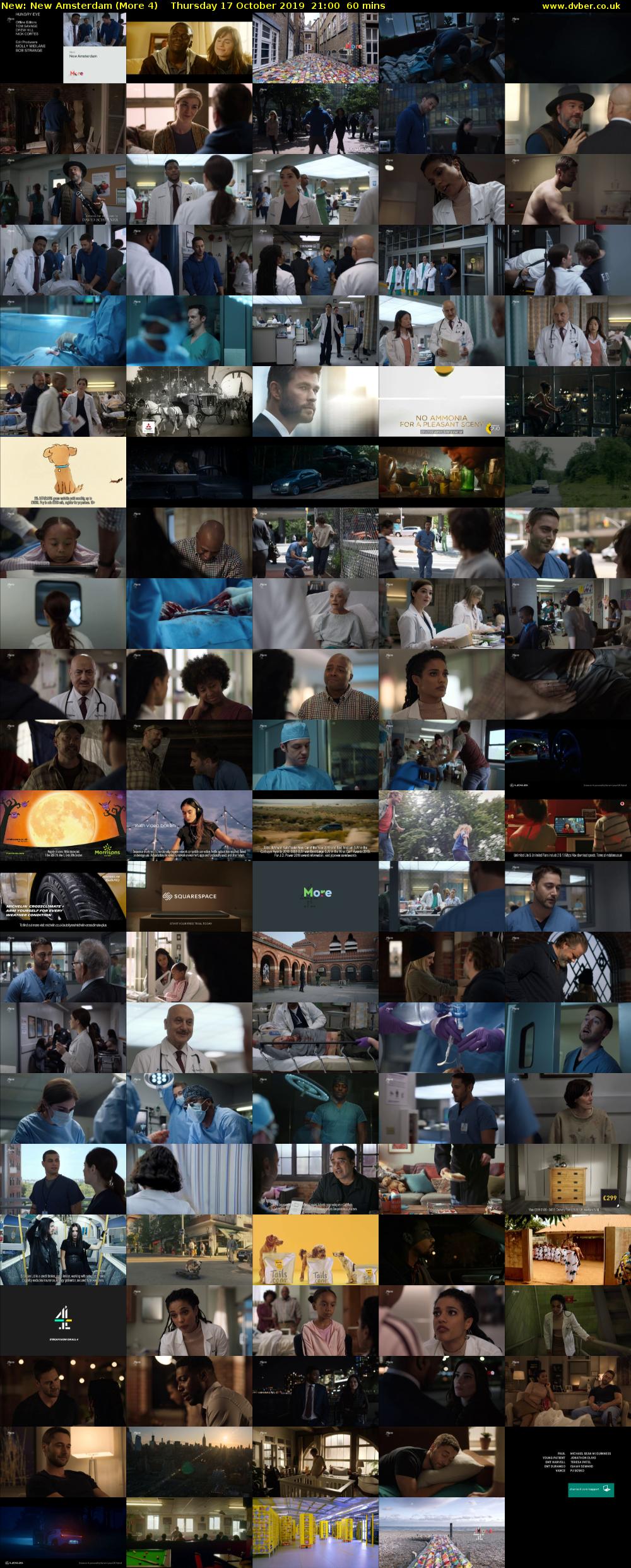 New Amsterdam (More 4) Thursday 17 October 2019 21:00 - 22:00